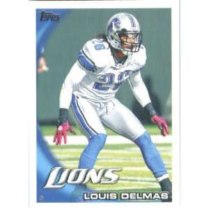  2010 Topps #102 Louis Delmas   Detroit Lions (Football 