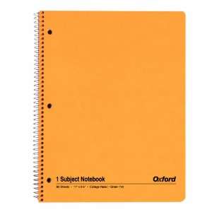   Ruled With Margin Line, Greentint Paper, 80 Sheets Per Notebook (25