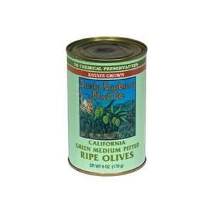  Santa Barbara Olive Co. Green Medium Pitted Olives    6 oz 