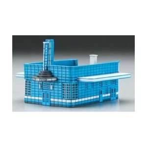  Greyhound Bus Station HO Scale Train Building Toys 