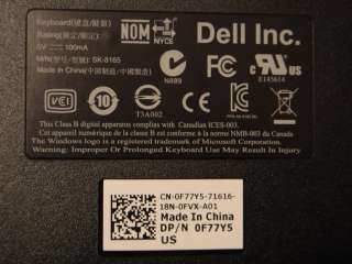   Brand NEW Dell SK 8165 USB Slim Multimedia Wired Black Keyboard  