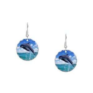  Earring Circle Charm Dolphins Singing: Artsmith Inc 