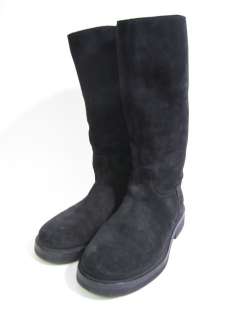 ANN DEMEULEMEESTER Black Suede Calf High Boots Sz 36 6  