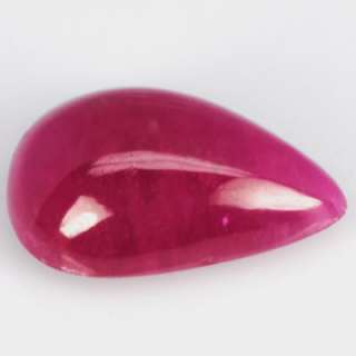 78 cts Natural Top Red Ruby Pear Can Mogok Unheated   