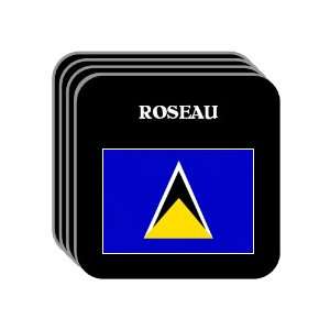  Saint Lucia   ROSEAU Set of 4 Mini Mousepad Coasters 