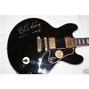  B.B. King Autographed Signed Gibson Epiphone Lucille 