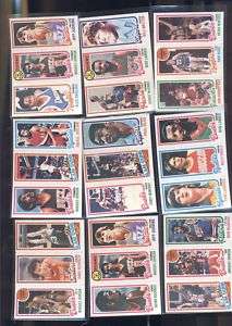 1980 81 TOPPS MILWAUKEE BUCKS CARD LOT OF 9 NM/MT 6200  