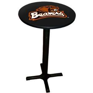  Oregon State Beavers Pub Table with Black Commercial Base 