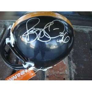  Autographed Jerome Bettis Mini Helmet   Autographed NFL 