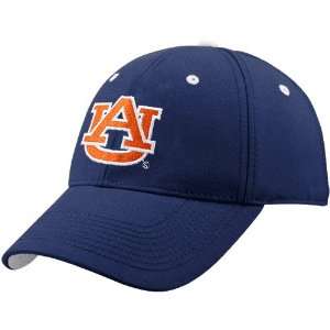  Auburn Tigers Navy Blue College Replica Logo Hat: Sports 