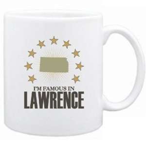    New  I Am Famous In Lawrence  Kansas Mug Usa City