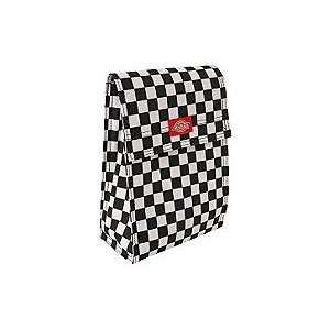 Dickies Black and White Checker Insulated Lunch Bag Tote  