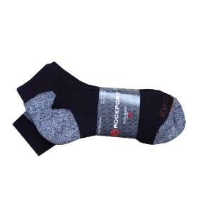  Rockport Mens Wool Blend Quarter Sock (Black   4 Pair 