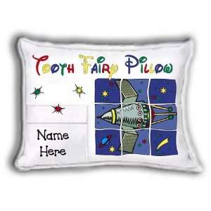  Rocket Ship Tooth Fairy Pillow (self contained tooth 