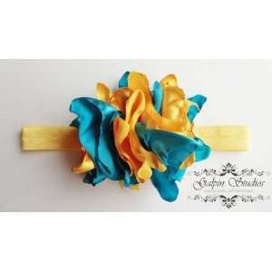 Rock Candy Turquoise & Yellow Headband