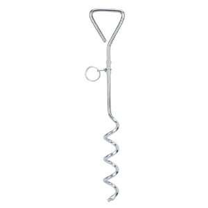   Companion Steel Dog Spiral Tie Out Stake, 18 Inch