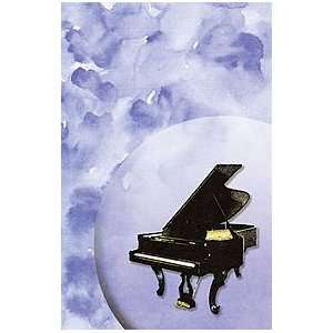  Recital Program Blank #29 Piano with Watercolor (Pack of 