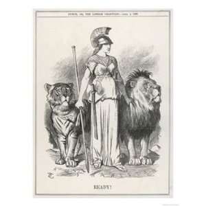  Britannia and Her Pets the British Lion and the Indian 