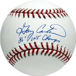  Gary Carter MLB Baseball w/ 86 WS Champs Insc. Sports 
