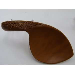  Musaica Fine Fittings   Ornately Carved Viola Chinrest in 