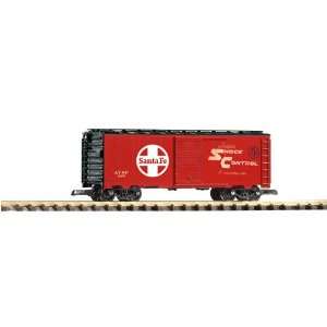  SF STEEL BOXCAR RED   PIKO G SCALE MODEL TRAINS 38811 