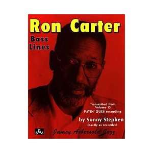  Ron Carter Bass Lines   Transcribed From Volume 15 