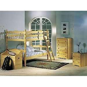    Acme Furniture Natural Finish Bunk Bed 02299