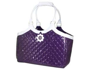   Pet Dog Cat Bag Carrier Tote Lady Handbag Purple/Pink/Black M 40x20x26