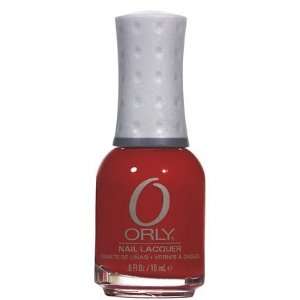  Orly Nail Lacquer Monroes Red 0.6 oz (Quantity of 4 