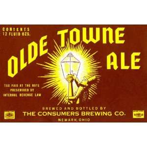  Olde Towne Ale 12x18 Giclee on canvas