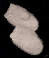 Vintage Baby or Doll Crochet Angora Mittens Pattern  