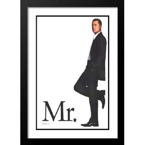 Mr. and Mrs. Smith 20x26 Framed and Double Matted Movie Poster   Style 