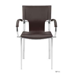  Vinnie Leather Arm Chair Set of 2 by EuroStyle: Home 