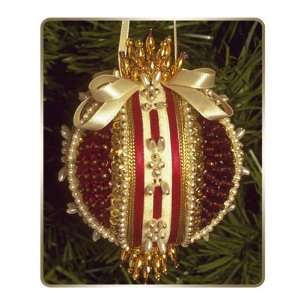   Sequin Craft Kit Xmas Bauble High Society Burgundy Toys & Games