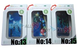   LED iphone Case Cover for Apple iPhone 4 4S 4G LED LCD Color changed
