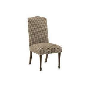    Sonoma Home Morgan Side Chair, Houndstooth, Chocolate/Ivory, Honey