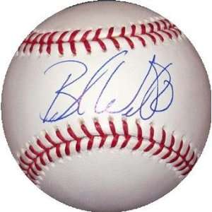  Brandon Webb Autographed Ball