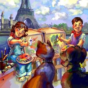    Otto and Anna Adventure Kit Painting in Paris Toys & Games