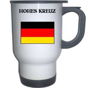  Germany   HOHES KREUZ White Stainless Steel Mug 
