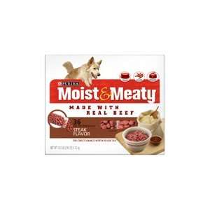  Purina Moist & Meaty Steak Flavor Dog Food 13.5 lb box 