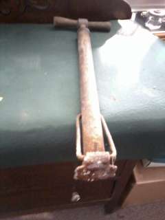 old tire hand pump antique collectible LOOK  