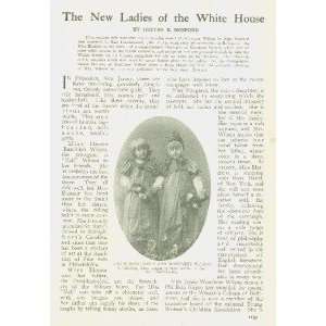  1912 Woodrow Wilson Family Jessie Margaret Eleanor 