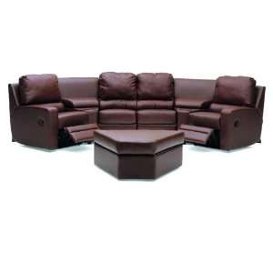   : Miller Microfiber Reclining Home Theater Sectional: Home & Kitchen