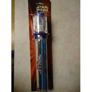 Star Wars Episode I 12 Colored Pencils in Reusable Case 