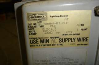   400 Watt HI /LO bay Metal Halide Light Fixtures/With Bulbs 14  