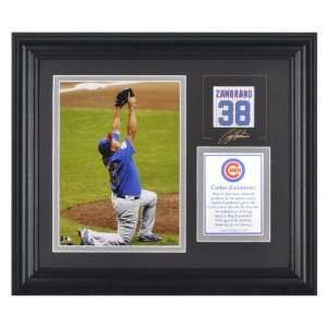 Carlos Zambrano Chicago Cubs Framed 6x8 Photograph with Facsimile 
