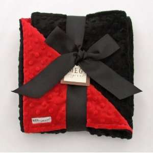  Red & Black Minky Blanket Baby