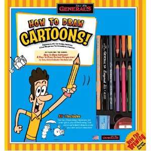    General Pencil How To Draw Cartoons Kit Arts, Crafts & Sewing