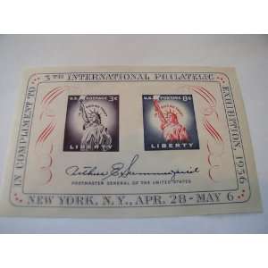   Postage Stamps, 5th International Philatelic Exhibition, 1956, S# 1075