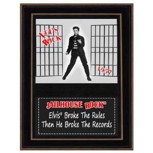 Millwork Engineering Jailhouse Rock , Framed Elvis Print/ Textured, by 